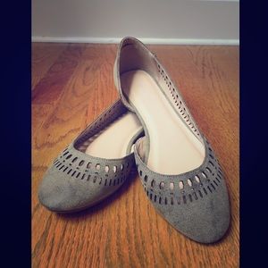 Olive ballet flats